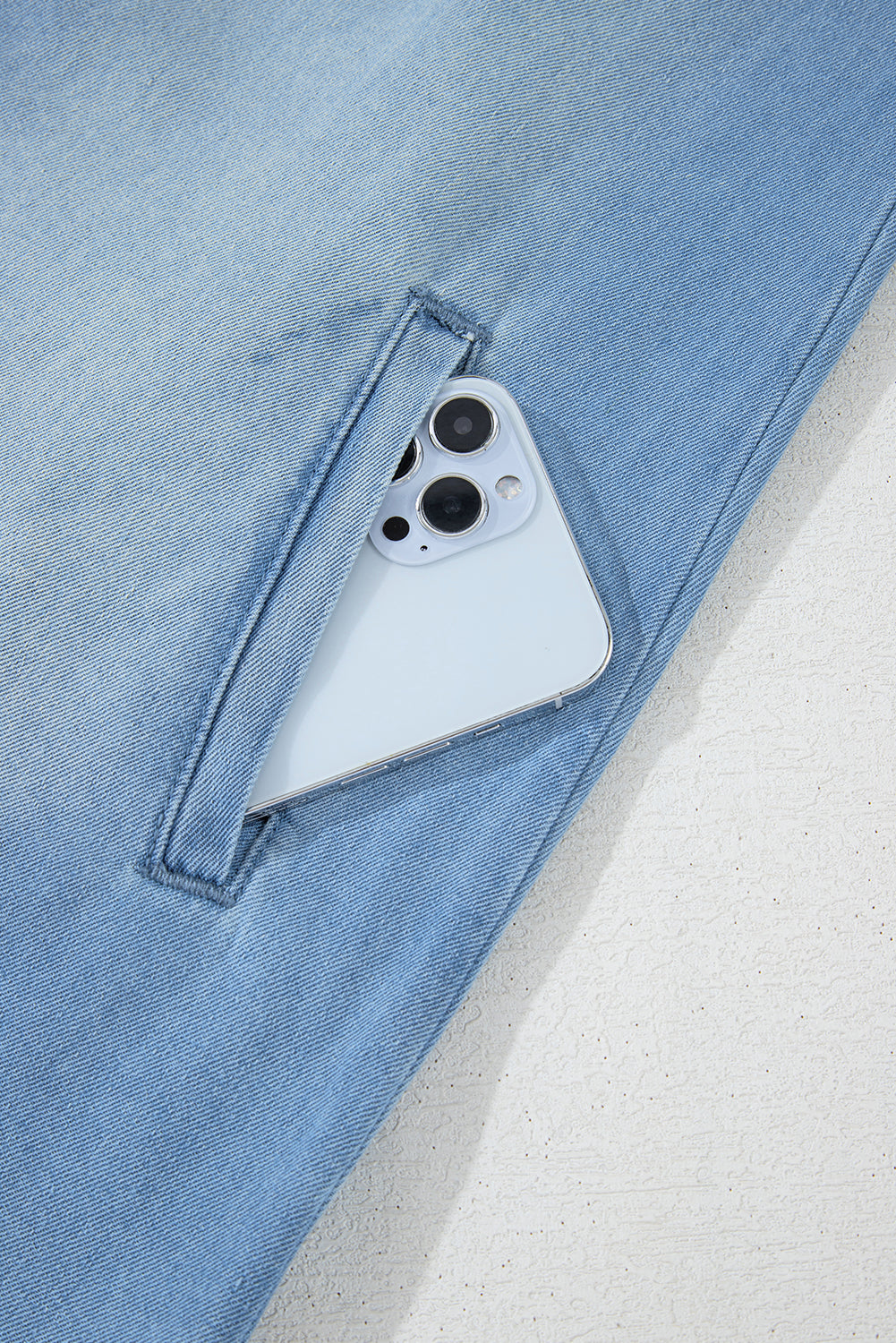 Beau Risen Medium Washed Denim Shirt Dress