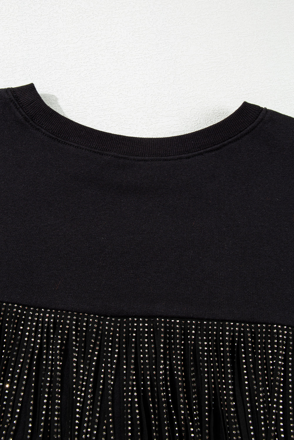 GAME DAY Sequined Cropped Sweatshirt