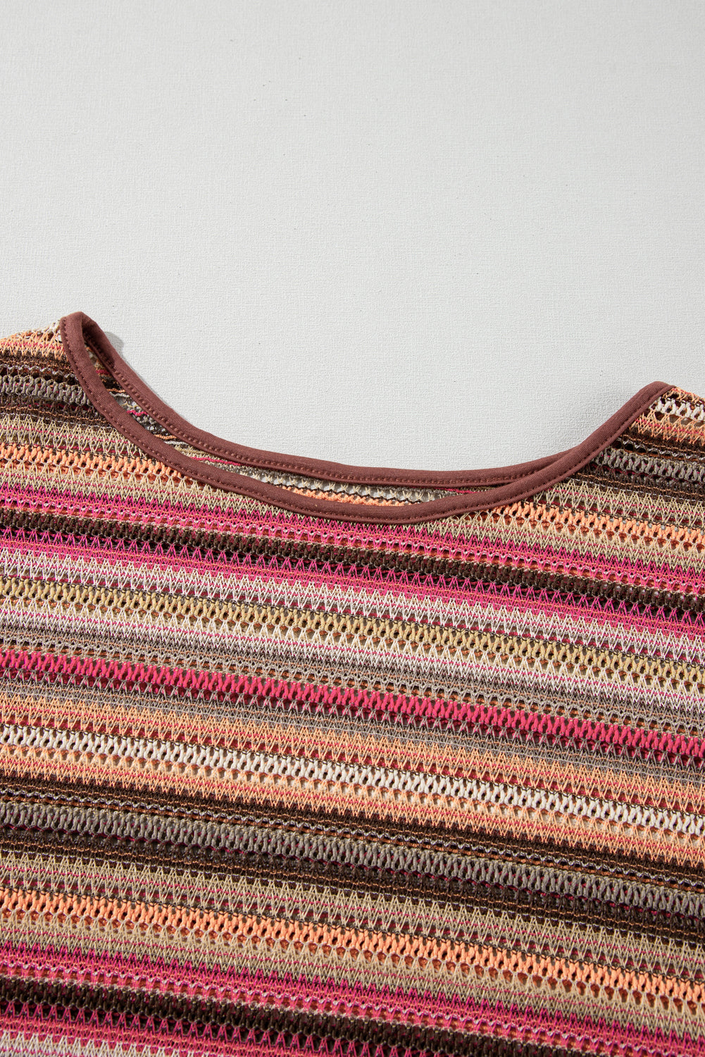 Striped Cropped Long Sleeve Top