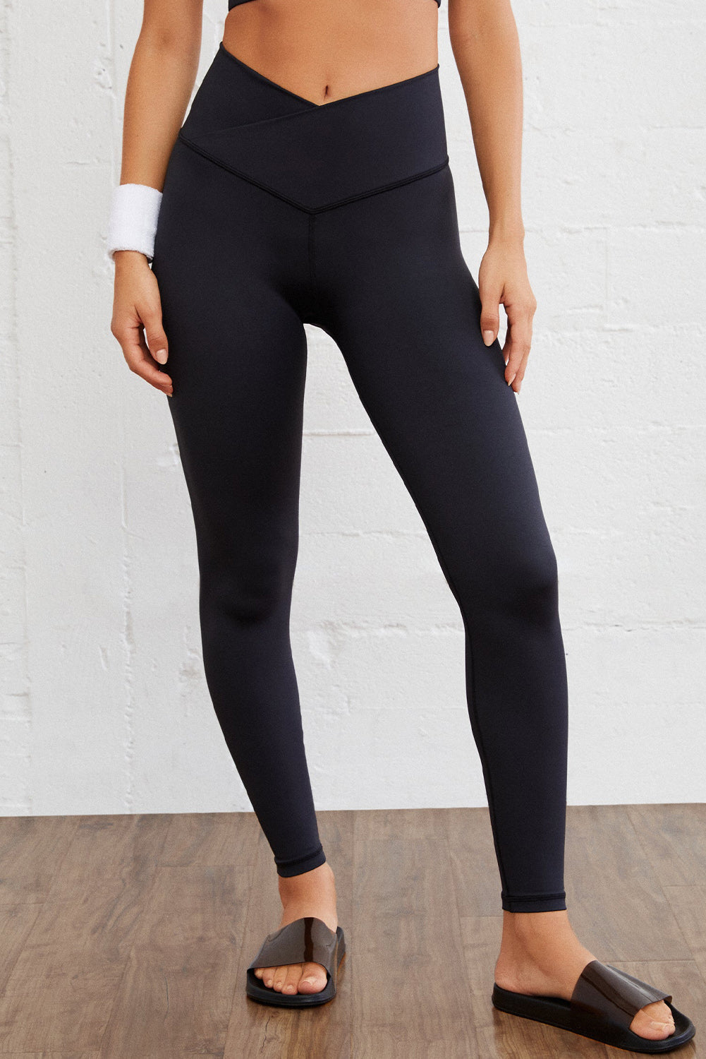 Black Arched Seamless Active Leggings