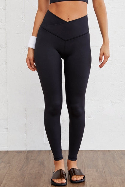 Black Arched Seamless Active Leggings