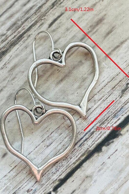 Heart Drop Earrings