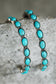 Sky Blue Gem Retro  Earrings