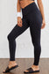 Black Arched Seamless Active Leggings