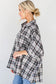 Plaid Print Oversize Shirt