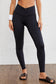 Black Arched Seamless Active Leggings